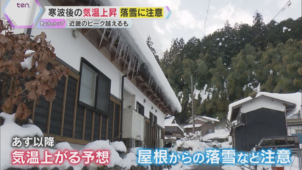 【注意】今シーズン“最強・最長寒波”一転、明日11日から気温上昇　雪崩や屋根から落ちる雪に注意