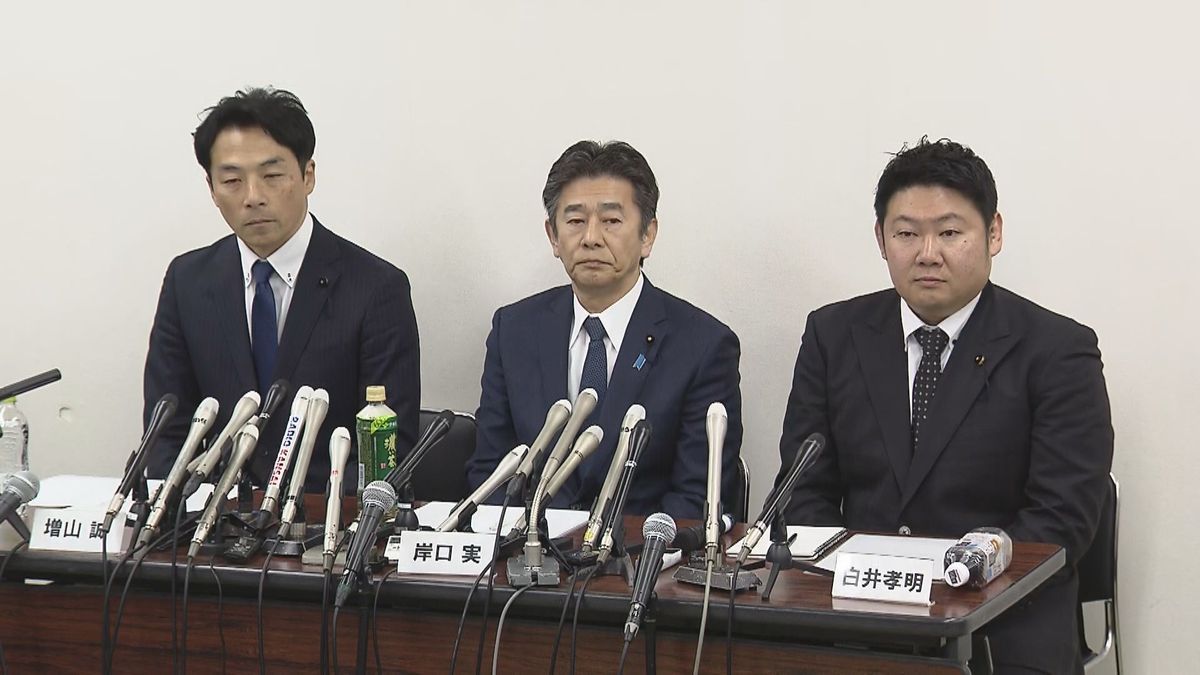 【速報】維新・増山誠県議ら3人が記者会見　N党・立花氏への情報提供の経緯説明　兵庫