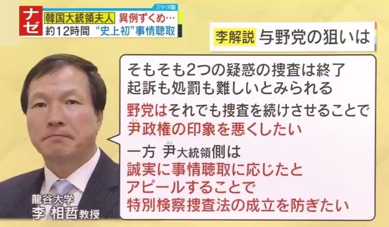 龍谷大学・李相哲教授の見解