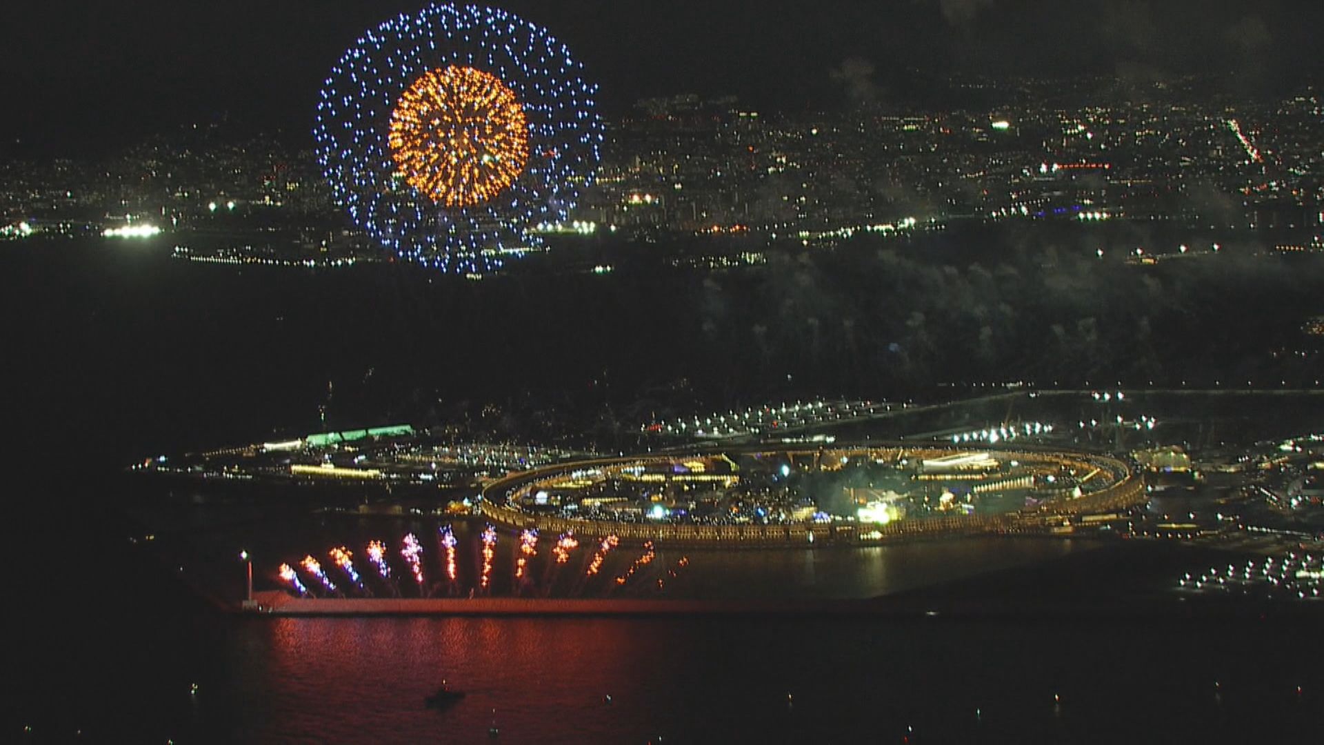 打ち上げ！LIVE】万博の夜空を花火彩る「Japan Fireworks Expo」開催