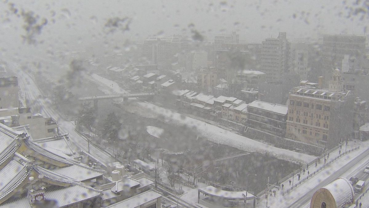 京都　積雪の様子（午前8時）