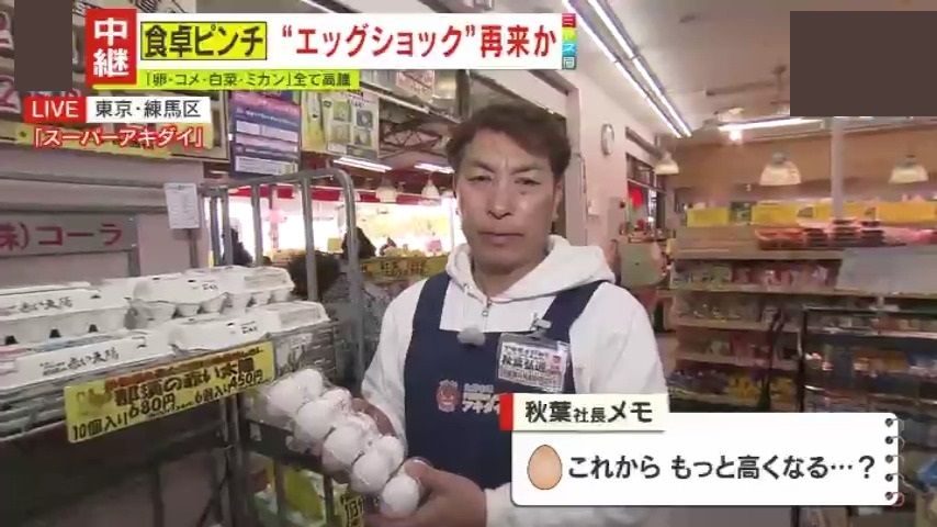 スーパー『アキダイ』秋葉弘道社長