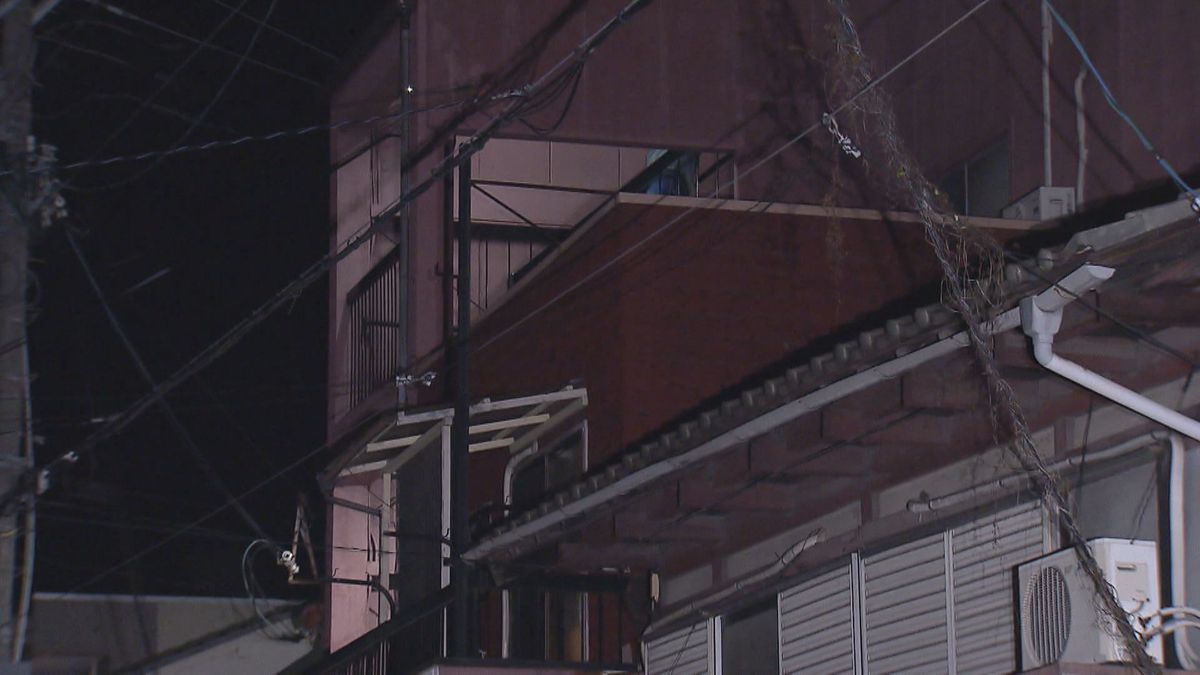 事件のあった現場のマンション（京都市東山区）