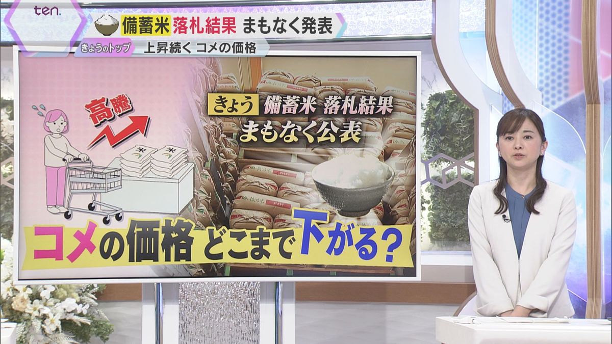 備蓄米の落札結果は…コメは安くなる？農家「下がらない」専門家「4月か5月から下がり始めるのでは」安くなってもムラがある可能性も