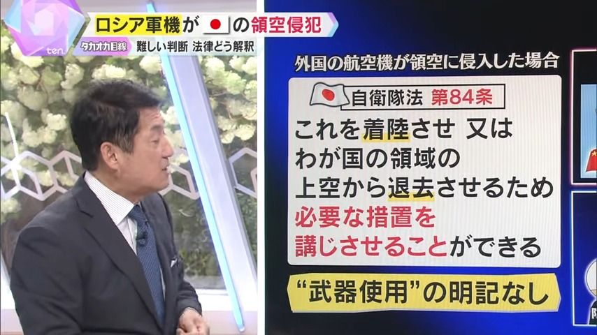 自衛隊法第84条に“武器使用”の明記なし