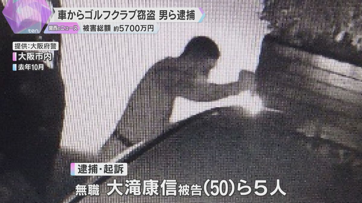 自称「ゴルフクラブ専門の泥棒」の男ら逮捕　駐車中の車から盗み繰り返したか　被害総額約5700万円「仲間の出所祝いのお金を稼ぐため」