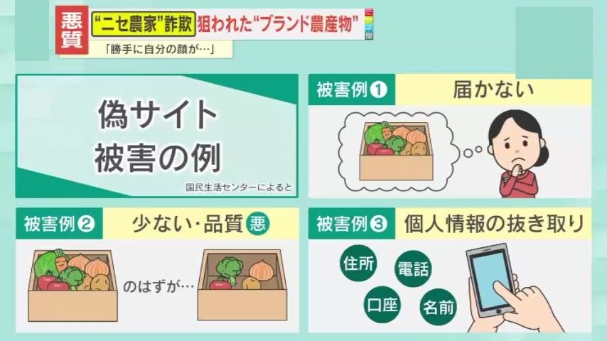 3ページ目 【悪質】本物そっくり！？SNSで急増、農園をかたる“ニセ農家