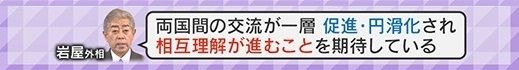 「相互理解が進むことを期待」岩屋外相の思惑は―