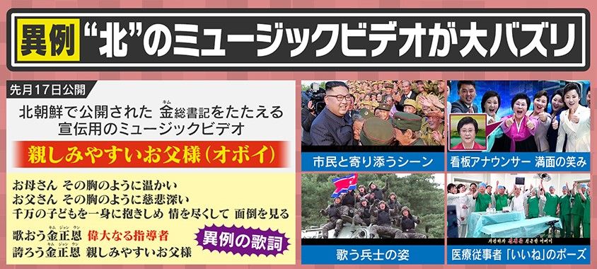 異例の歌詞「金正恩総書記を呼び捨て」