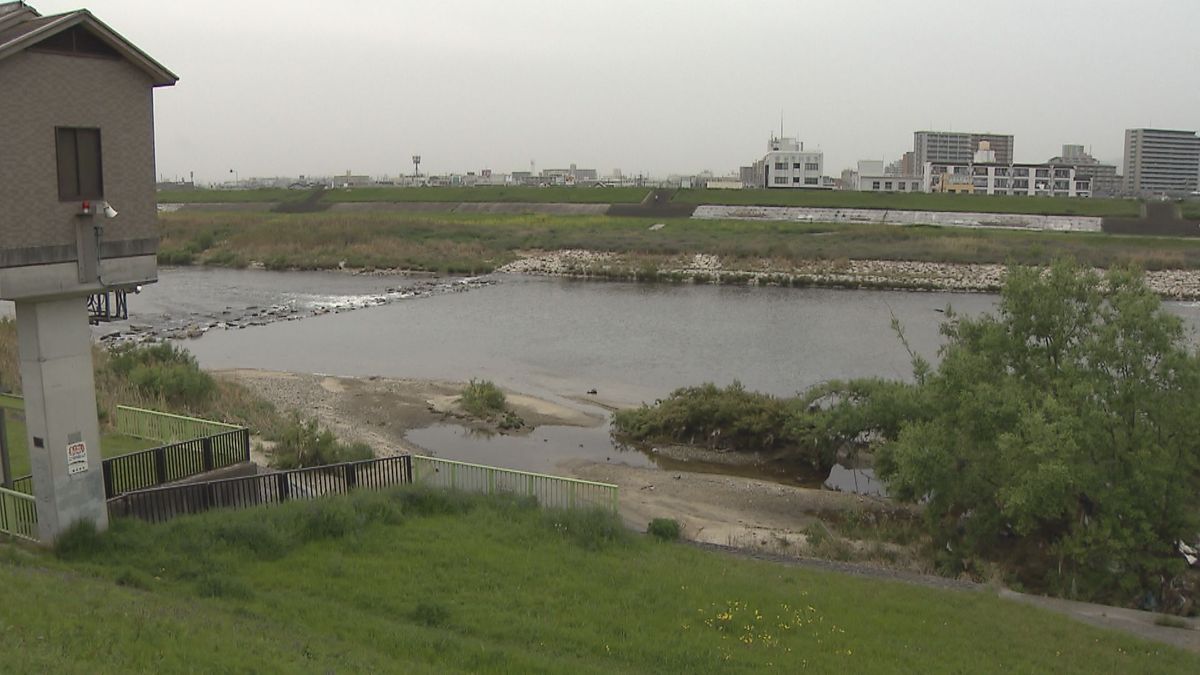 遺体が見つかった現場の大和川