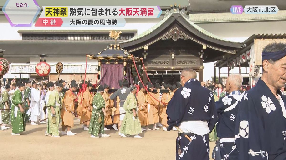 日本三大祭り「天神祭」クライマックスの「本宮」　3000発の奉納花火が大阪の夜空を彩る