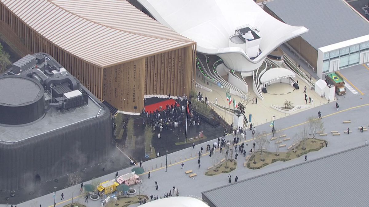 【速報】"万博の華"海外パビリオンが開館式「中国館」午後からは「イタリア館」も 建設遅れ5館は開館できず