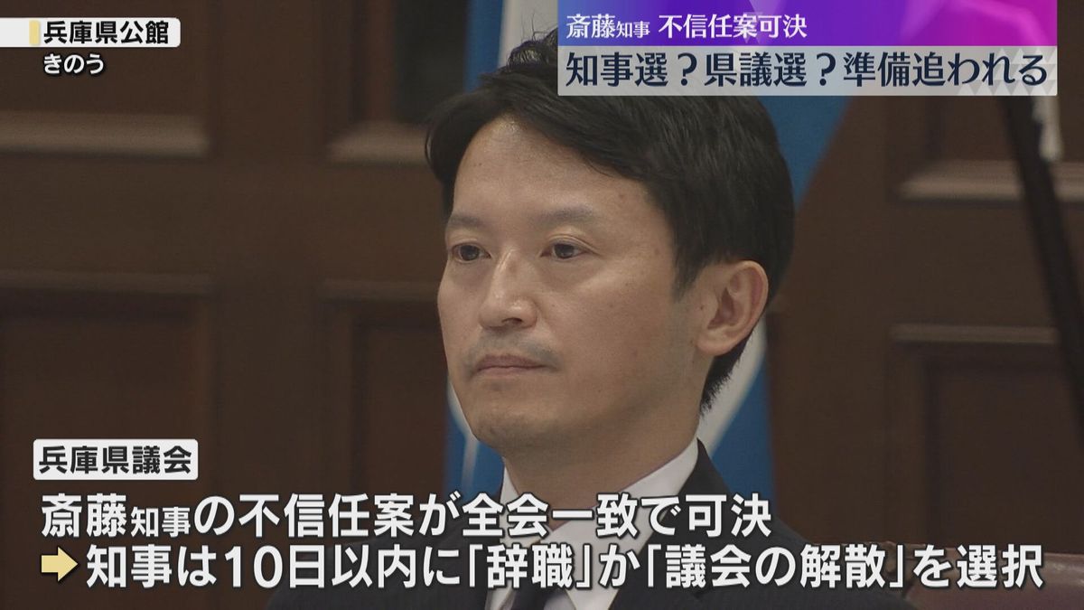 知事選？県議選？「どういった選挙か悩ましい」兵庫・斎藤知事の不信任案可決で“選挙準備”に追われる