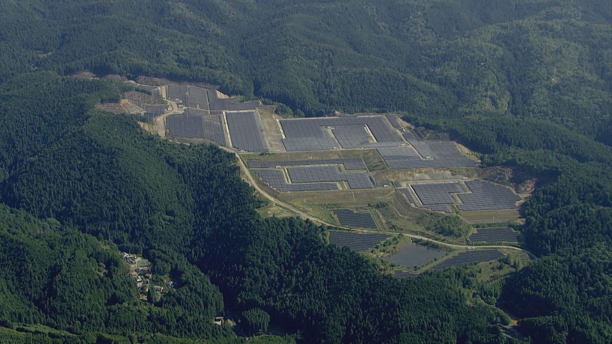 メガソーラー発電所(奈良県吉野町)