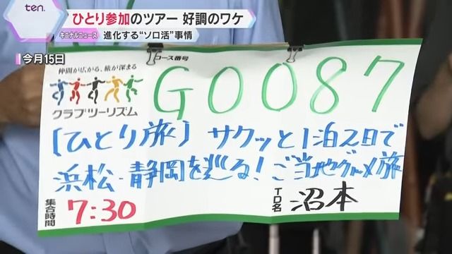 大阪から静岡への1泊2日のバスツアー