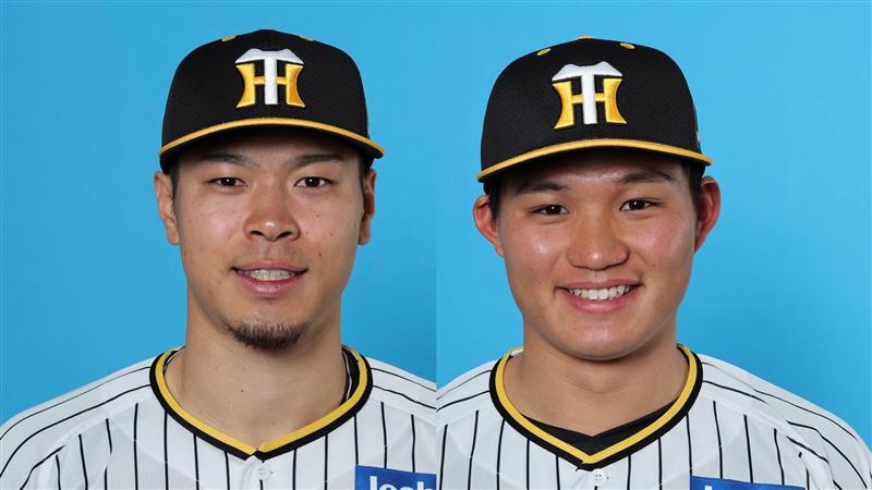 阪神の「アイブラック兄弟」が話題 佐藤輝明＆森下翔太の