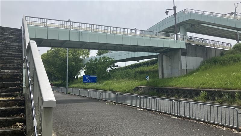 父親の遺体が見つかった現場(大阪・吹田市)