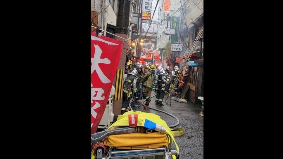 【速報】大阪・道頓堀の飲食店で火事「お店が火事です」飲食店が建ち並ぶ繁華街　けが人なし