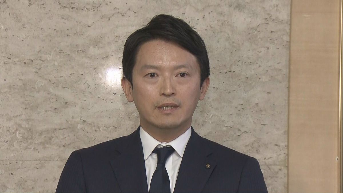 兵庫県の斎藤元彦知事（19日午後）