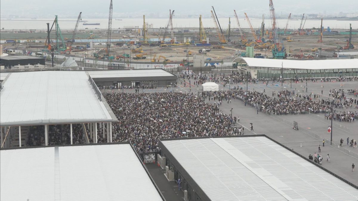 【速報】大阪・関西万博8日(日)一般来場者は約12万6000人 人気の水上ショー休止続く中
