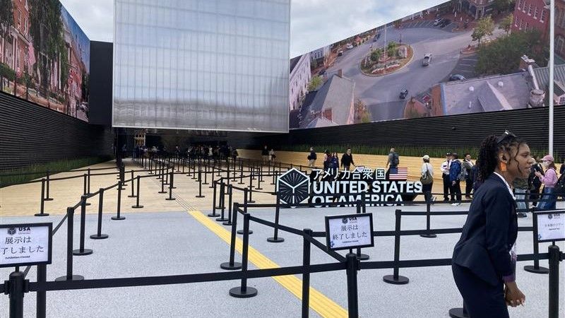 【速報】万博「アメリカ館」で技術的なトラブル 一時、入館案内を停止するも正午過ぎに再開