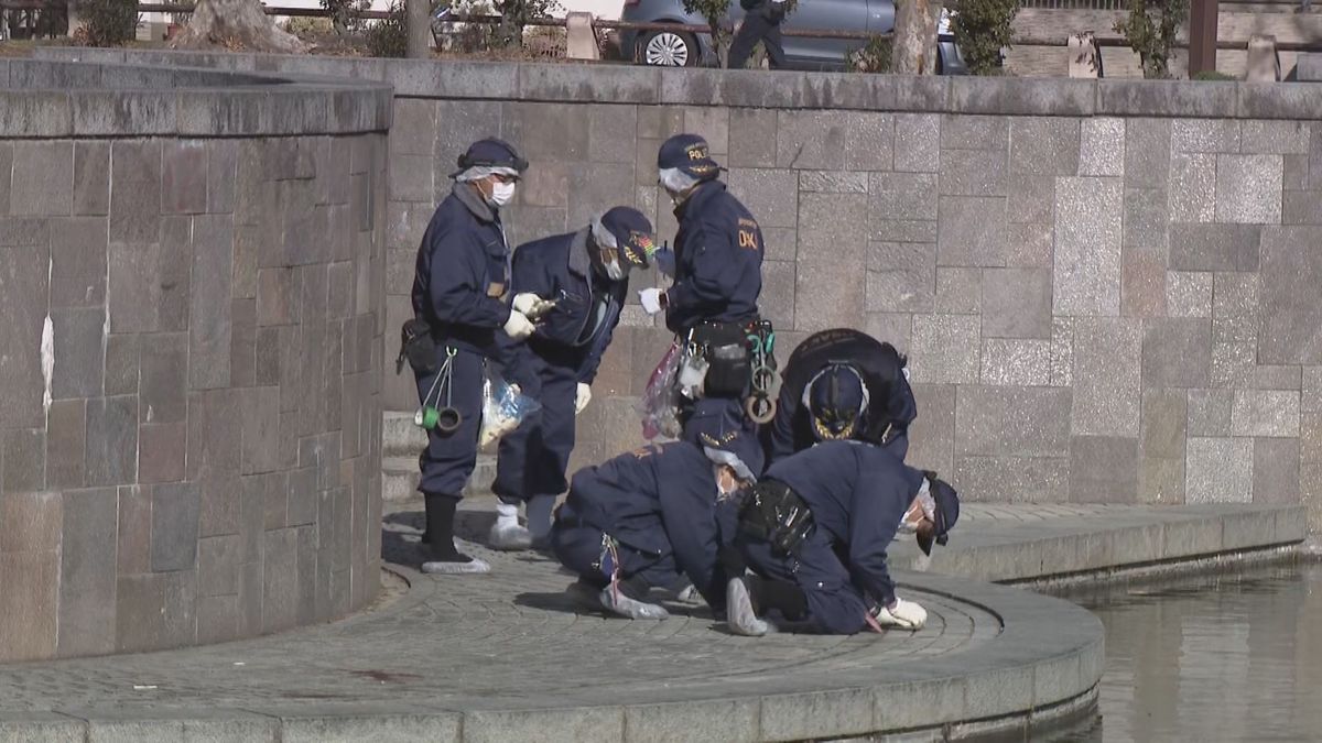 【速報】公園で血まみれの状態で見つかった男性が死亡　警察が事件・事故の両面で捜査　大阪・住吉公園